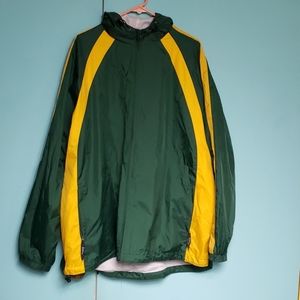 East Bay Green/Yellow Windbreaker
